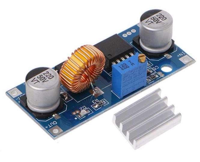DC-DC STEP-DOWN I=4-38 O=1.2-36VDC @ 5A BUCK CONVERTER - DBK HW-64