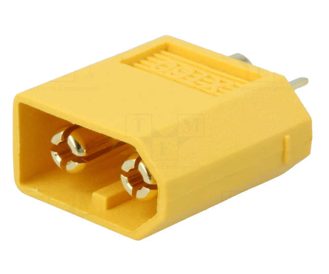 BATTERY CONNECTOR PLUG / MALE  XT60H-M / 180722