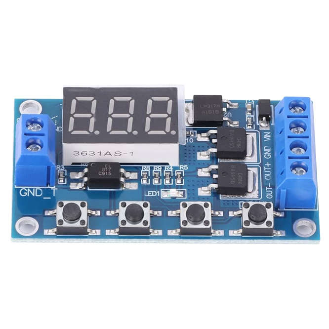 PROGRAMABLE SSR TIMER BOARD 12/24VDC XY-J04