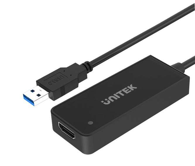 USB3.0 TYPE-A (M) TO HDMI (F) CONVERTER 180MM Y-3702