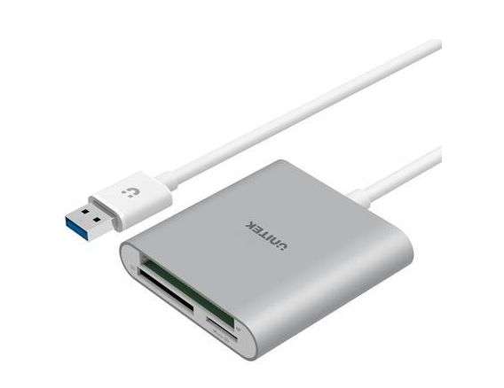 USB3.0 SDXC + CF CARD READER (ALUMINIUM)  Y-9313