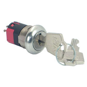 SWITCH KEYLOCK LRG DP 2POS 2KP Y2011U2C201NQE