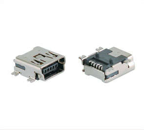 MINI USB SOCKET R/A SMD TYPE-B 5P  Y98905 *DBK*