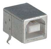 SOCK USB T=B R/A 1A PCB SH  Y99011  W/SHELL