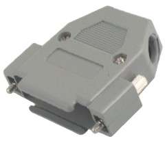 COVER 9W D-SUB GREY SIDE ENTRY  YDC09P CORNER/SIDE