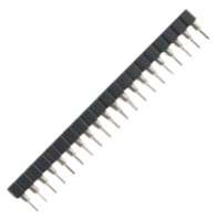 SOCKET SIL STRIP 7W 2.54mm TULIP 180060 / ILMS-07-1/RH