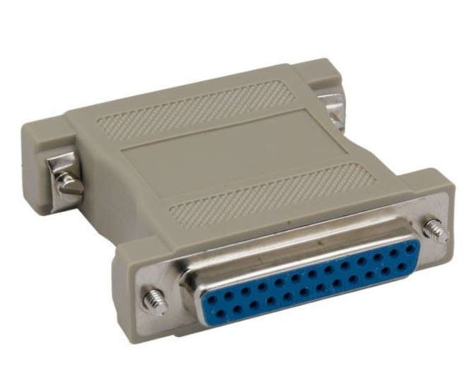 ADAPTER D-SUB 25S-25S STD GREY ZGC25FF