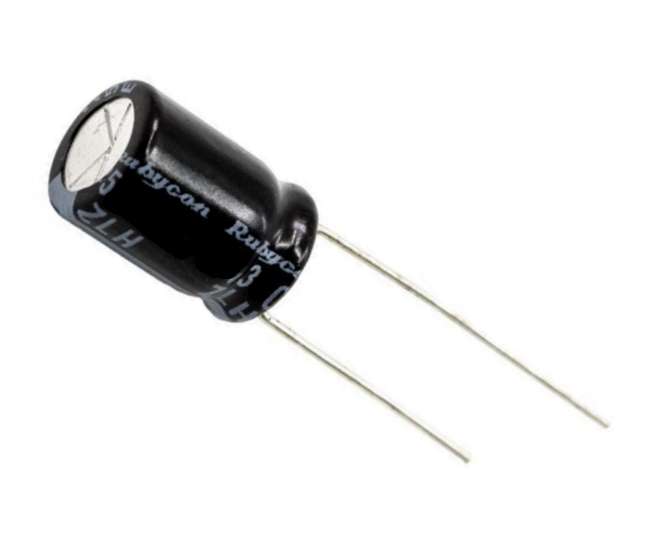 ELECTROLYTIC CAPACITOR RADIAL 820uF 6.3V HT ZLH 8x11.5 P=3.5 6.3ZLH820M 8x11.5