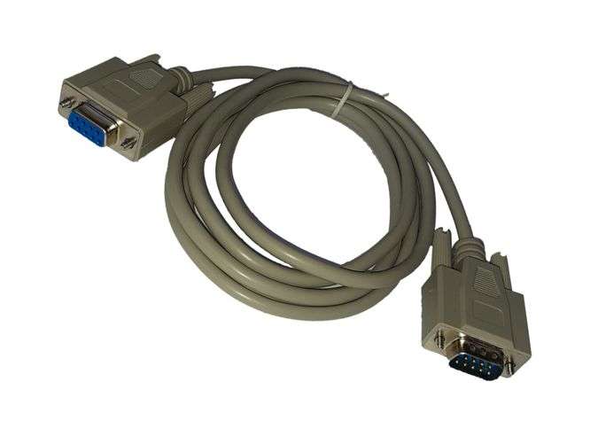 STRAIGHT SERIAL LEAD 9W PLUG-SOCKET 1.5m WHITE ZR07MF