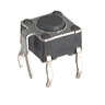 SWITCH TACTILE 6x6 H=4.3  B17201B