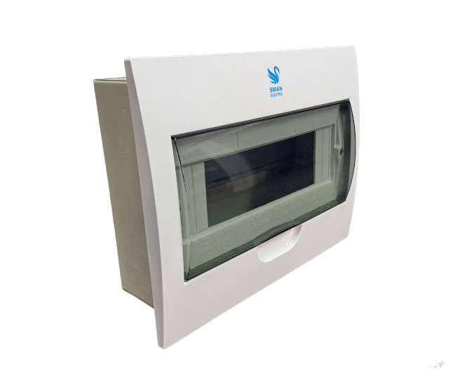 DB BOARD 8W FLUSH PLASTIC WHT TINTED FLAP DB-ADD3-8W-PF