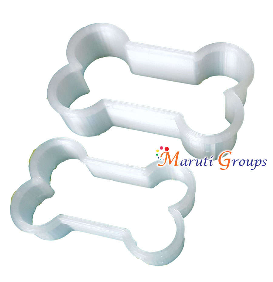 2pc Dog Bone cookie cutter
