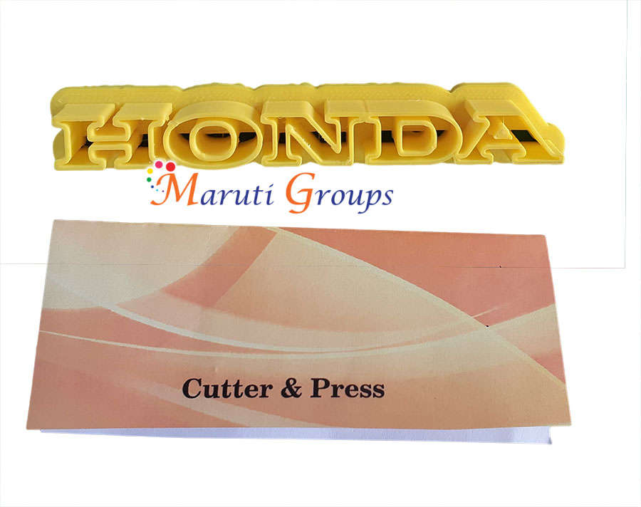 Honda Text cookie cutter