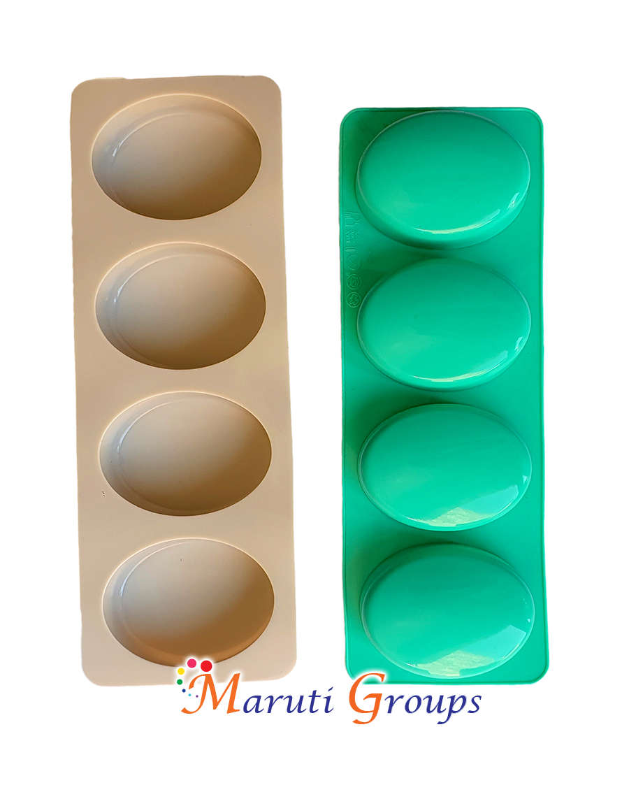 Oval Shape Chocolate Silicone Mould