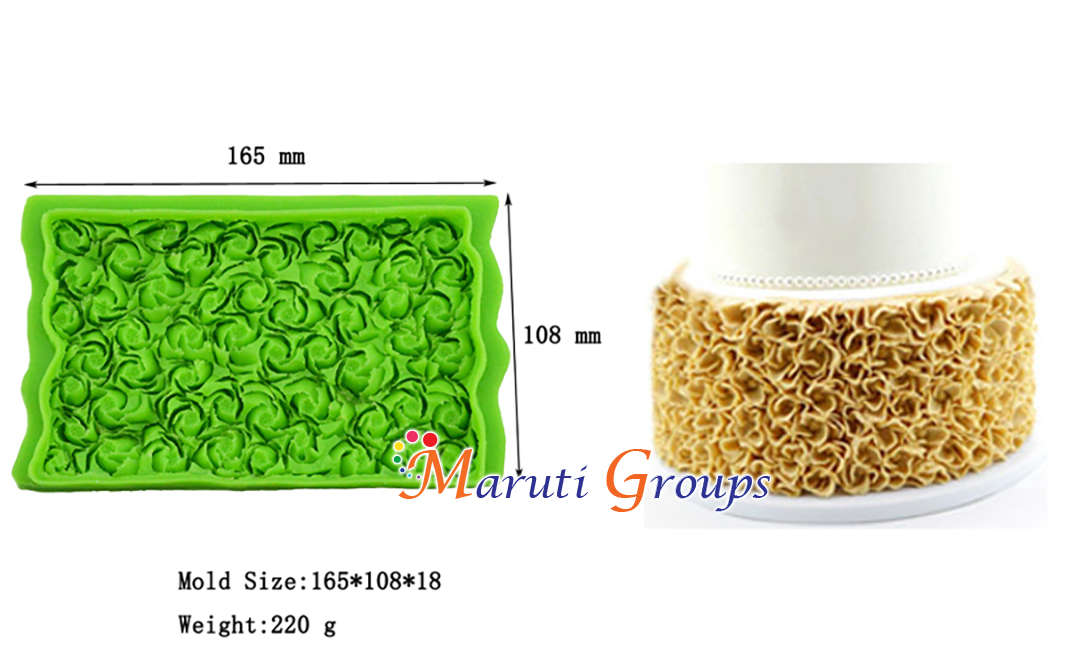 Hydrangea Flower Ruffle Silicone mould