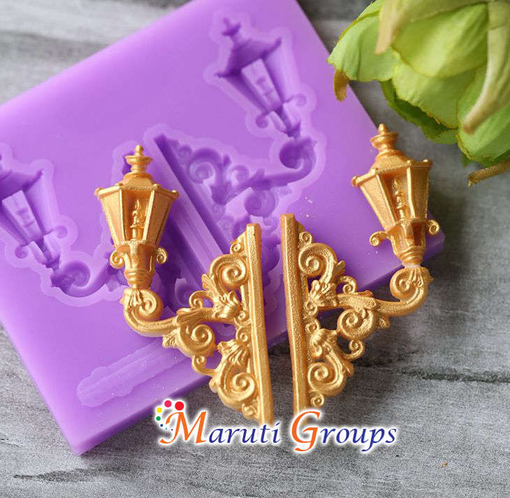 Lamp Scroll Silicone Mould