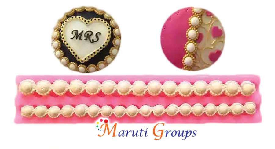 2 String Pearl Silicone Mould