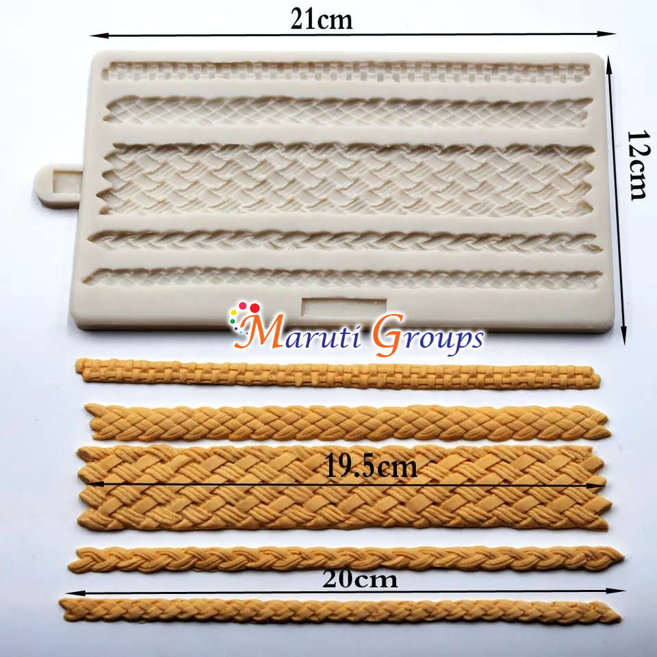 Rope / Pearl / Knit Hemp Silicone Mould