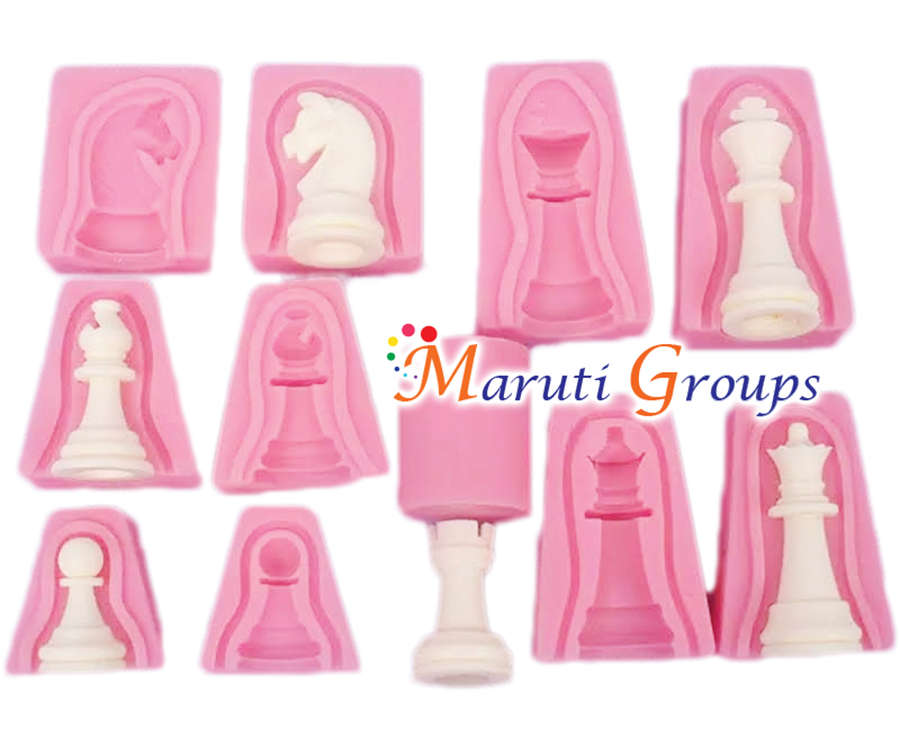 3d Chess beads Silicone Mould - Bishop