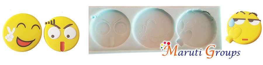 Emoji Face Silicone Mould