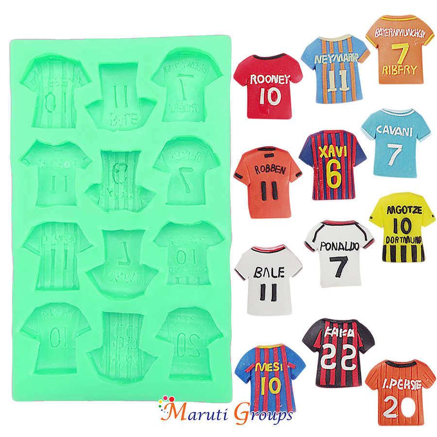 Soccer/Football T-shirt Logo Silicone Mould