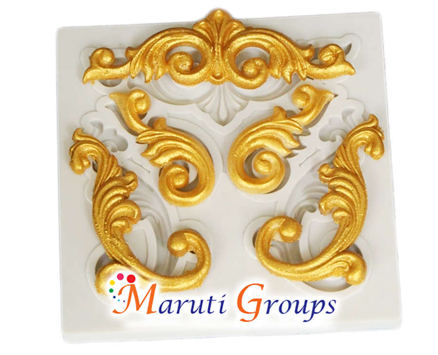 Mini Scroll Silicone Mould