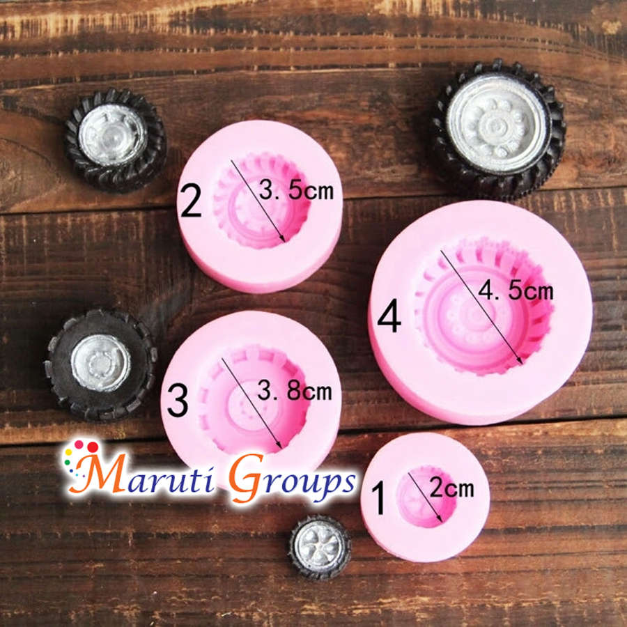 Car Tyre Silicone Mould - Small- Image 1