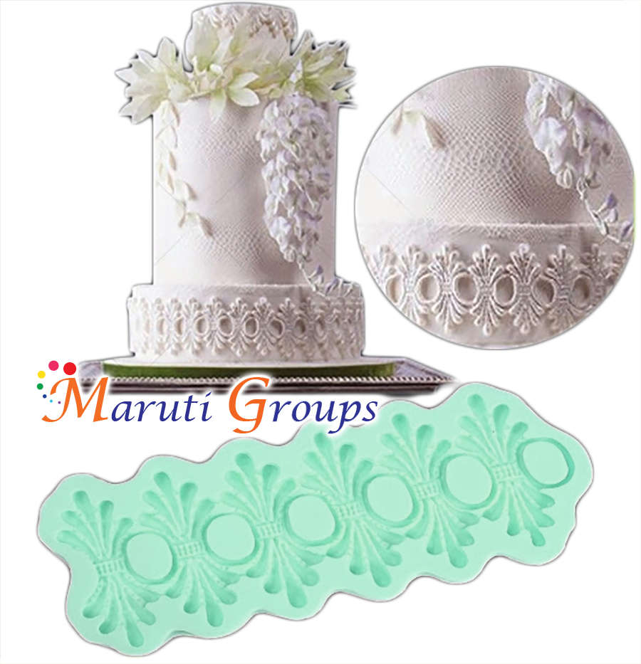 Wedding Brooch / Karen Lace Silicone Mould