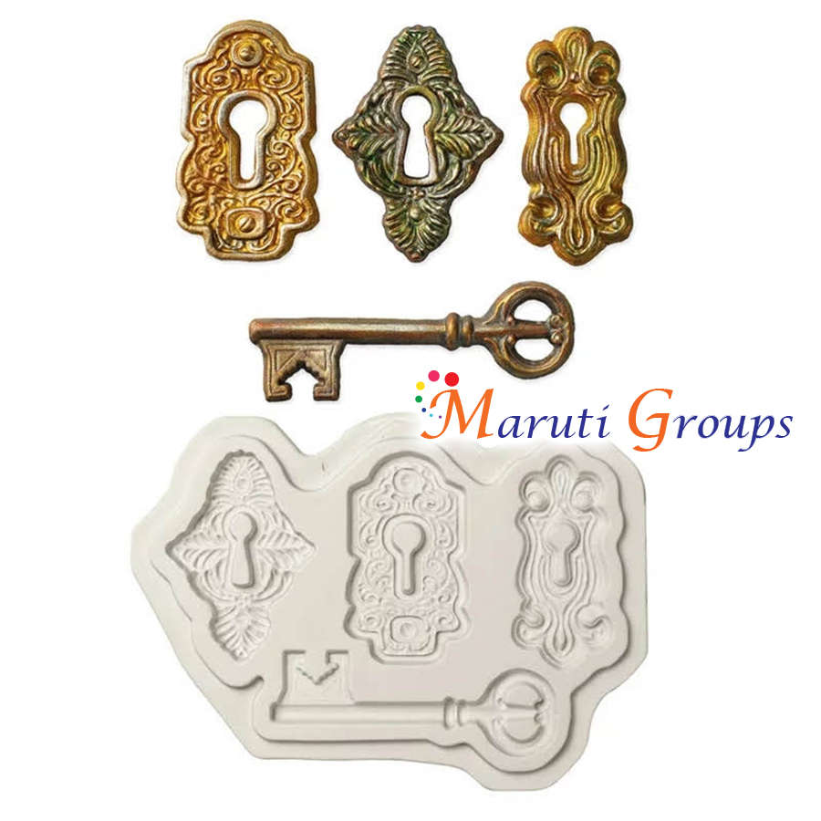 Lock & Keyhole Silicone Mould