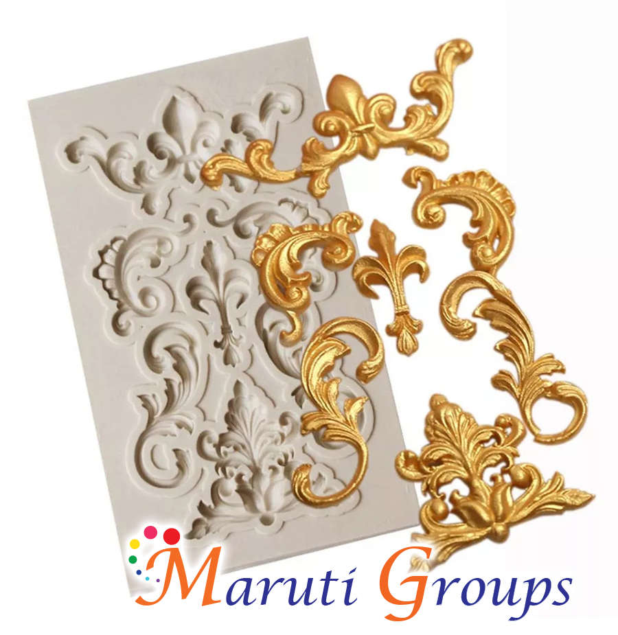 Mini Scroll Silicone Mould