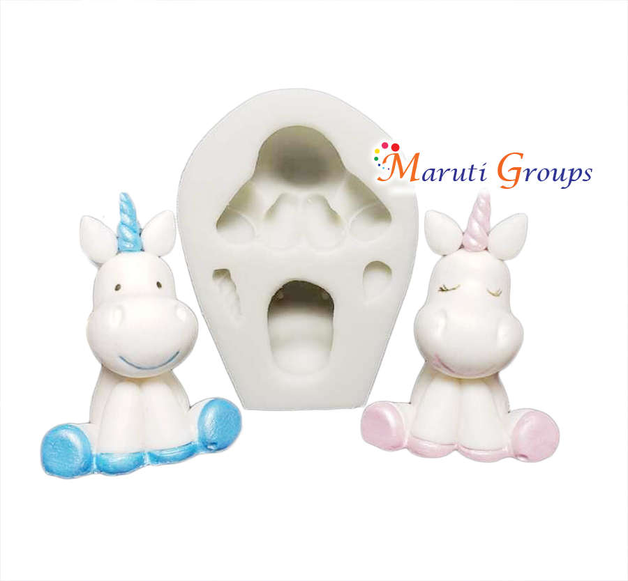 3D Unicorn Build It Silicone Mould