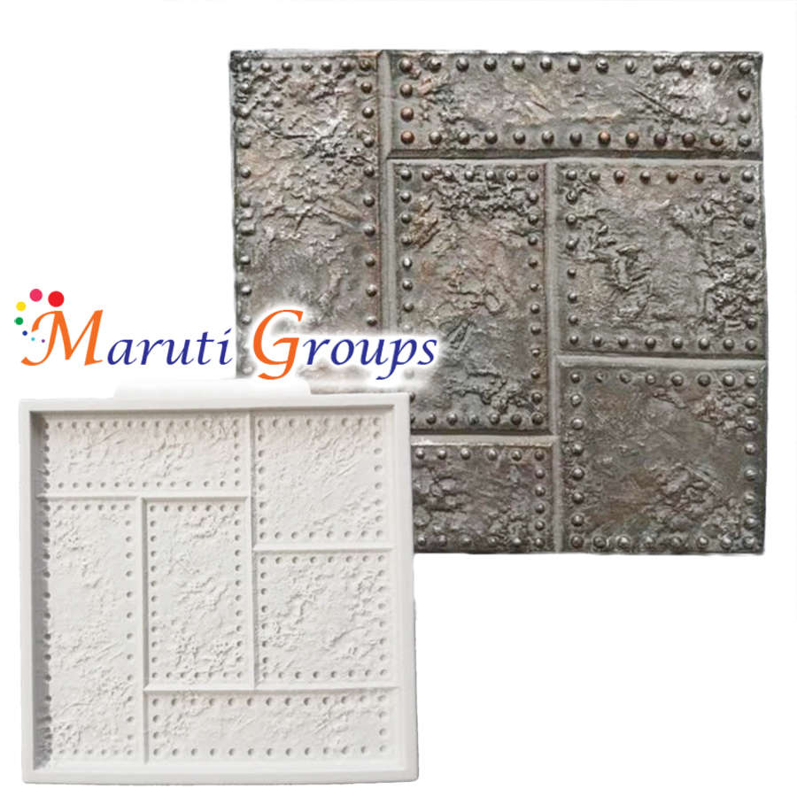 Riveted Metal Plate Silicone Mould