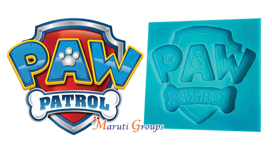 Paw Patrol Logo Silicone Mould