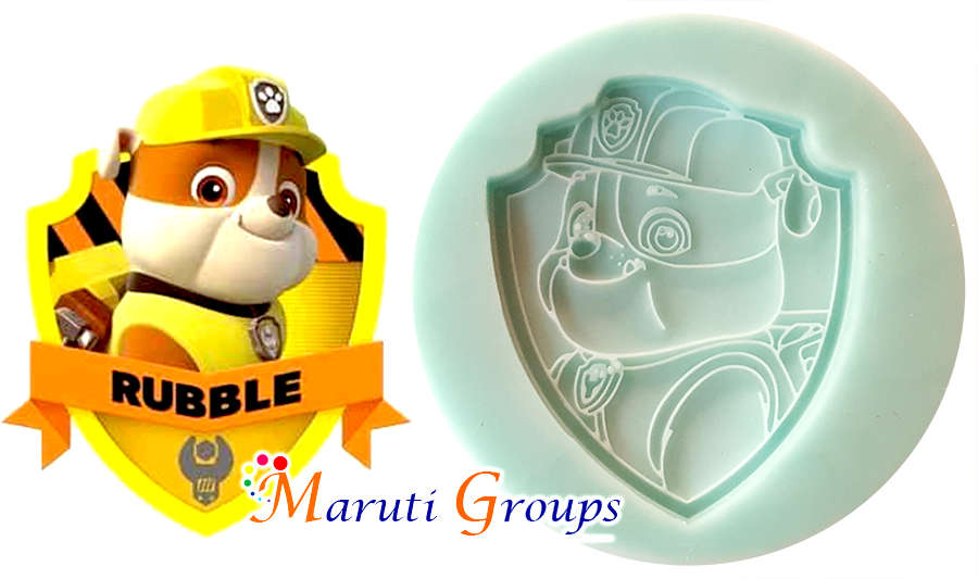 Paw Patrol - Rubble Silicone Mould