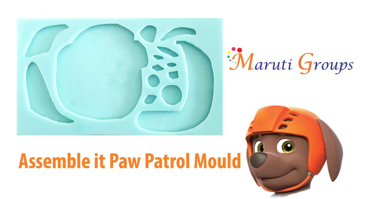 Paw Patrol Buid it - Zuma Silicone Mould