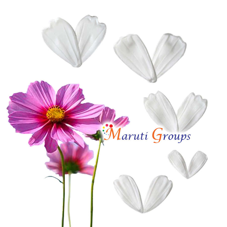 10pc Flower Cosmos Petal Silicone Mould