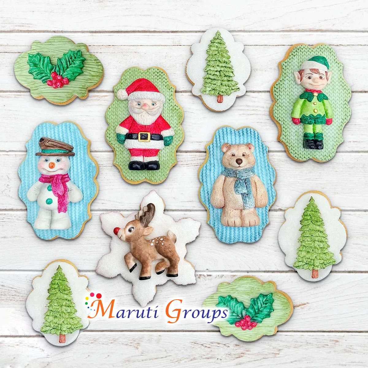 Christmas - Polar Bear  Silicone Mould