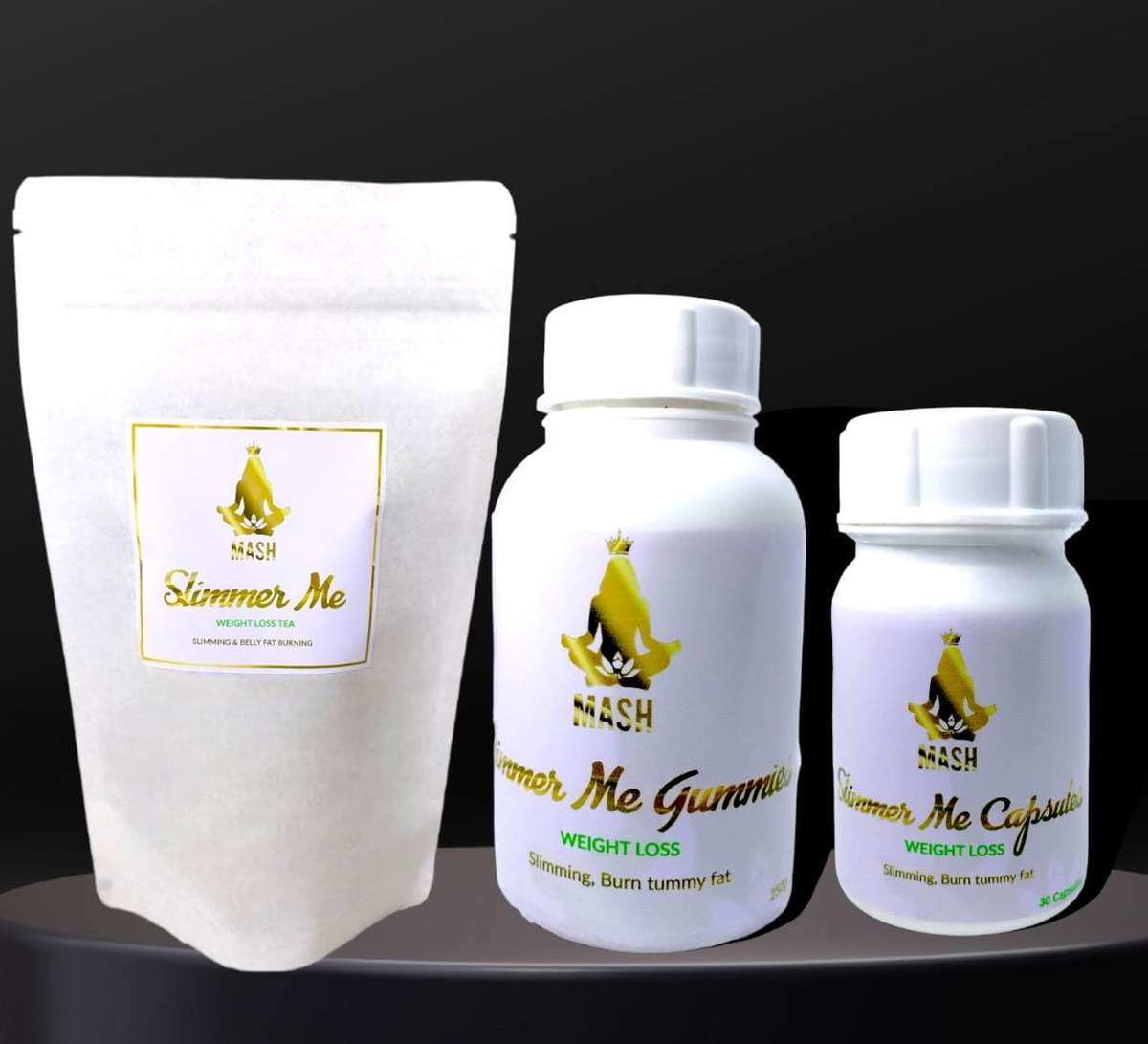 Slimmer Me tea, Caps & Gummies
