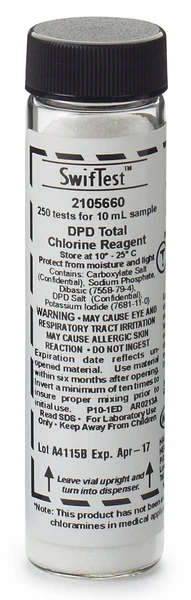 DPD Total Chlorine Swiftest   250 Tests