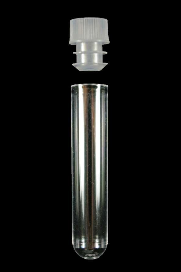 Test Tube With Cap 10mm x75mm