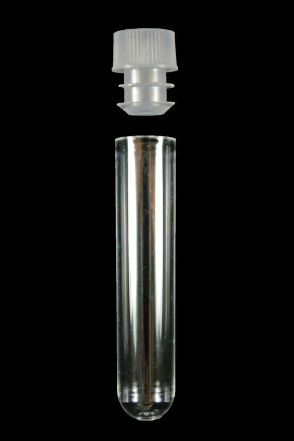 Test Tube With Cap 10mm x75mm