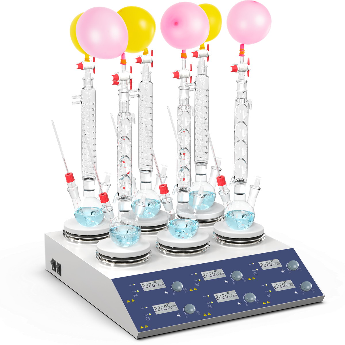 Hotplate Magnetic Stirrer 6 Place