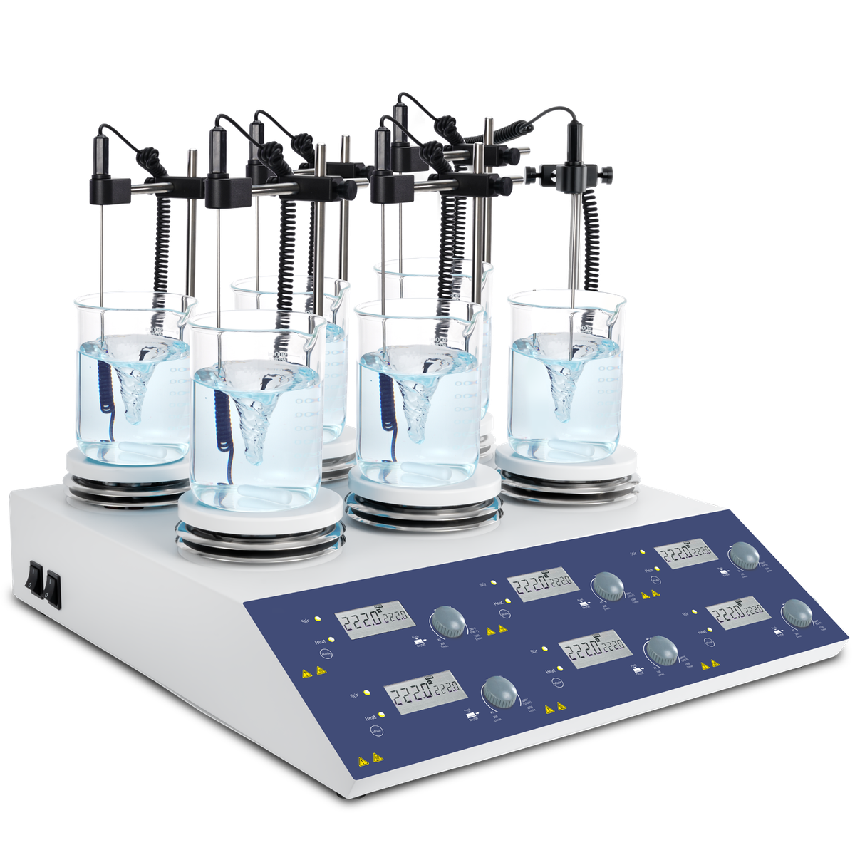 Hotplate Magnetic Stirrer 6 Place