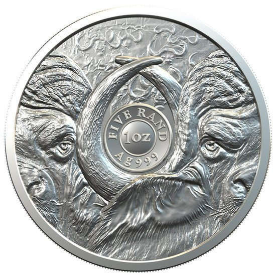 2021 Big Five: Buffalo 1 oz Silver in original packaging rare