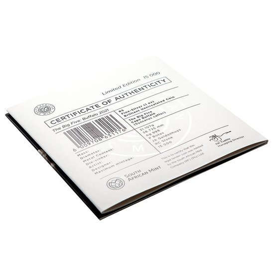 2021 Big Five: Buffalo 1 oz Silver in original packaging rare