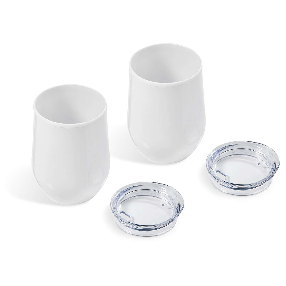 Serendipio Madison Cup Duo Set - 350ml - Solid White
