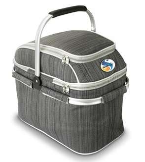 Midlands Picnic Bag And Cooler- Grey