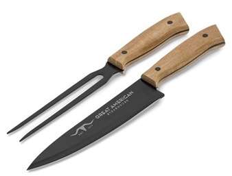 Butcher's Block Carving Set - Black