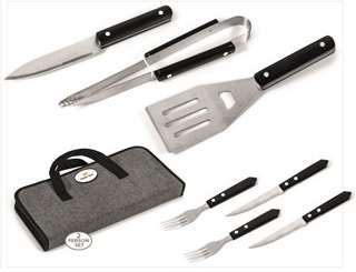 Greyston 7-Piece Bbq Set - Grey