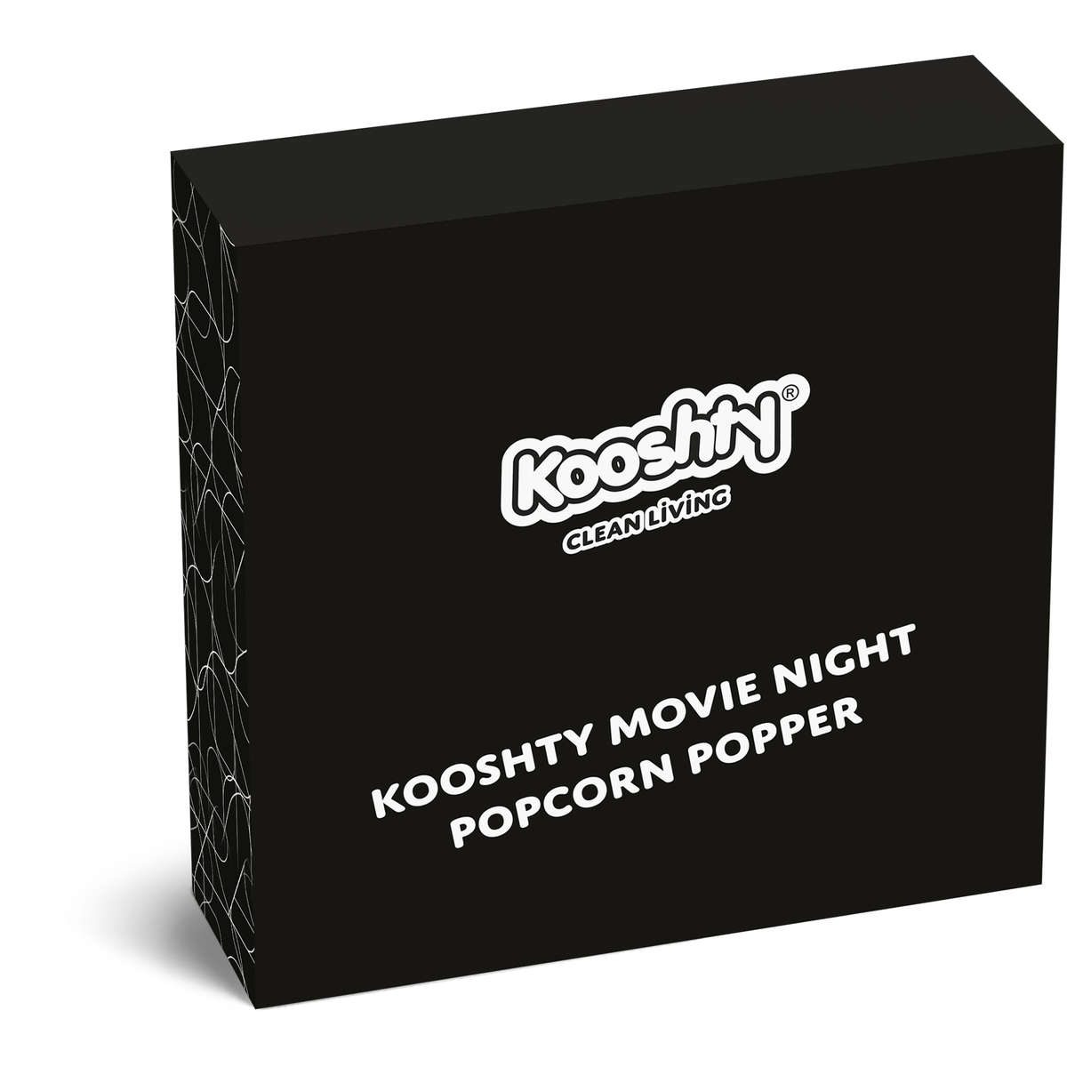 Kooshty Movie Night Popcorn Popper - Black